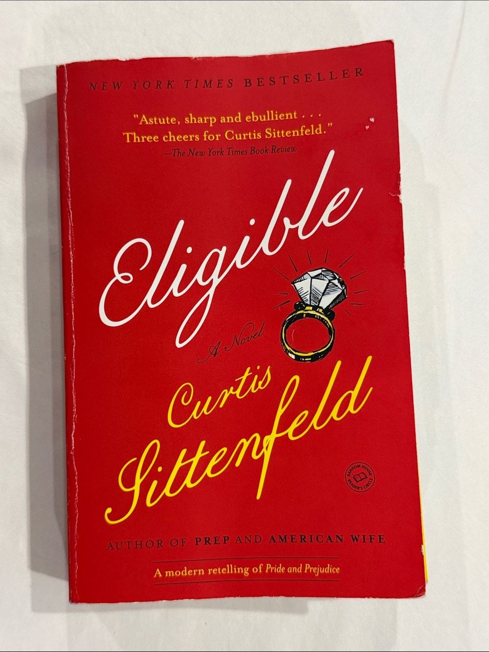 Curtis Sittenfeld Eligible Paperback - Red